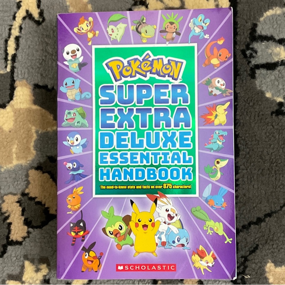 Scholastic Purple Pokemon Handbook